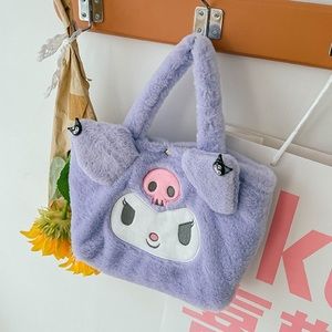 COPY - Sanrio Kuromi Plush Purple Hand Bag